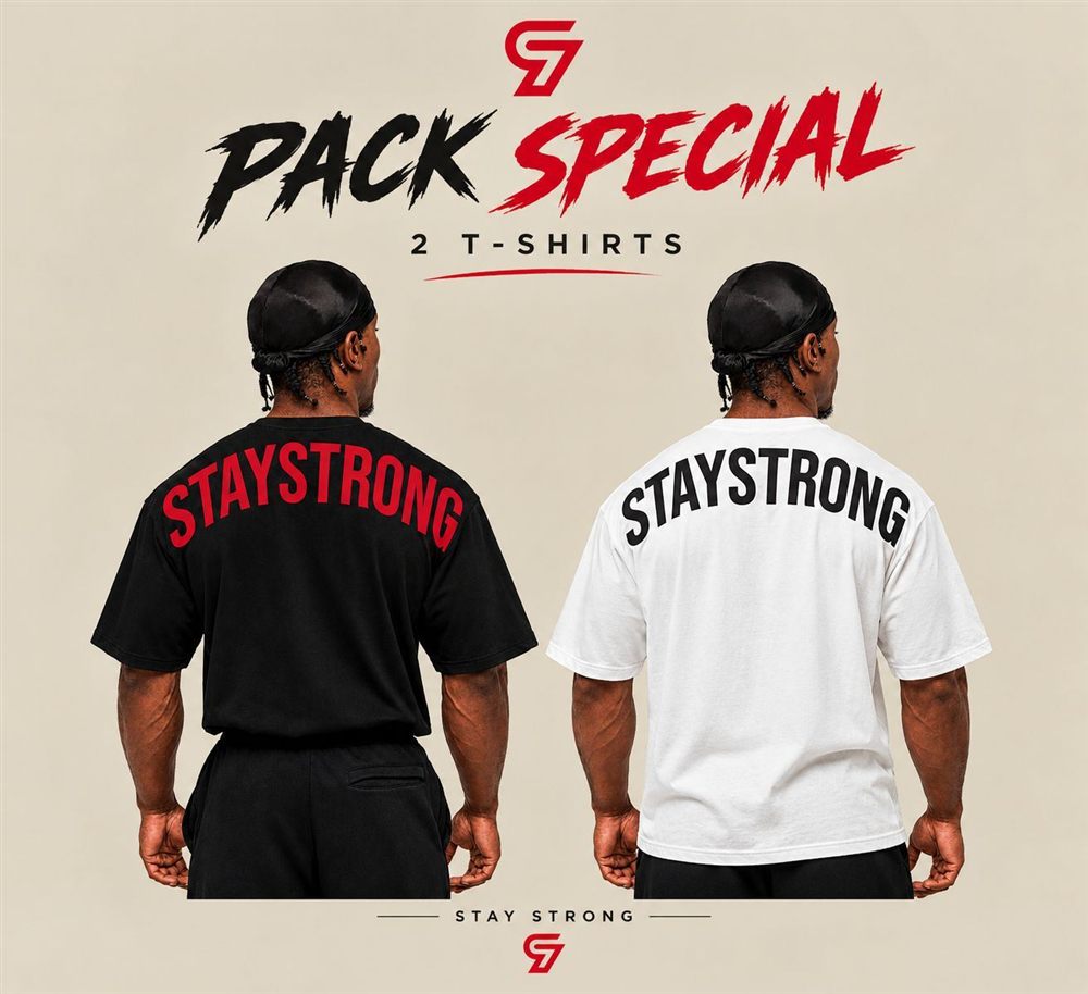 Pack Spécial STAYSTRONG Power — 2 T-Shirts -50%